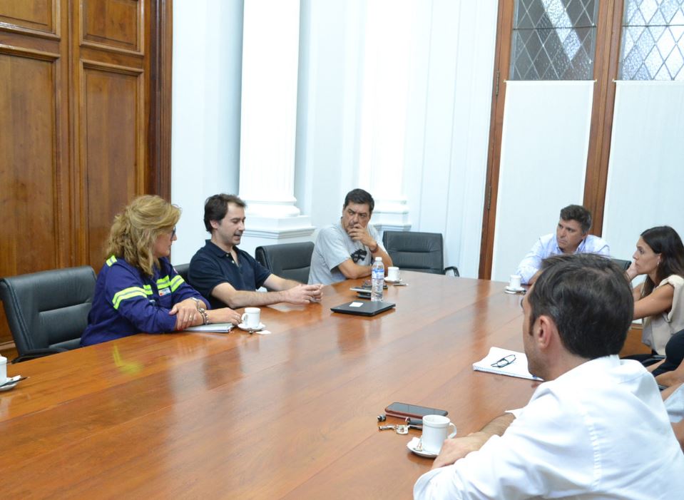 Parque eólico representantes de Ternium estuvieron en Olavarría