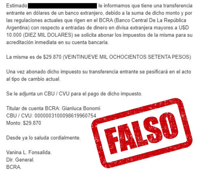 C Mo Es La Nueva Estafa Virtual Que Busca Involucrar Al Bcra Canal Verte