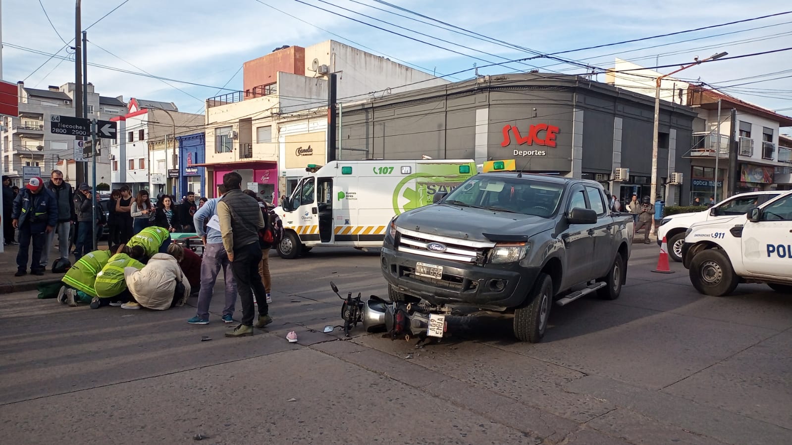 Una Motociclista Herida En Accidente En Pleno Centro Canal Verte 9359