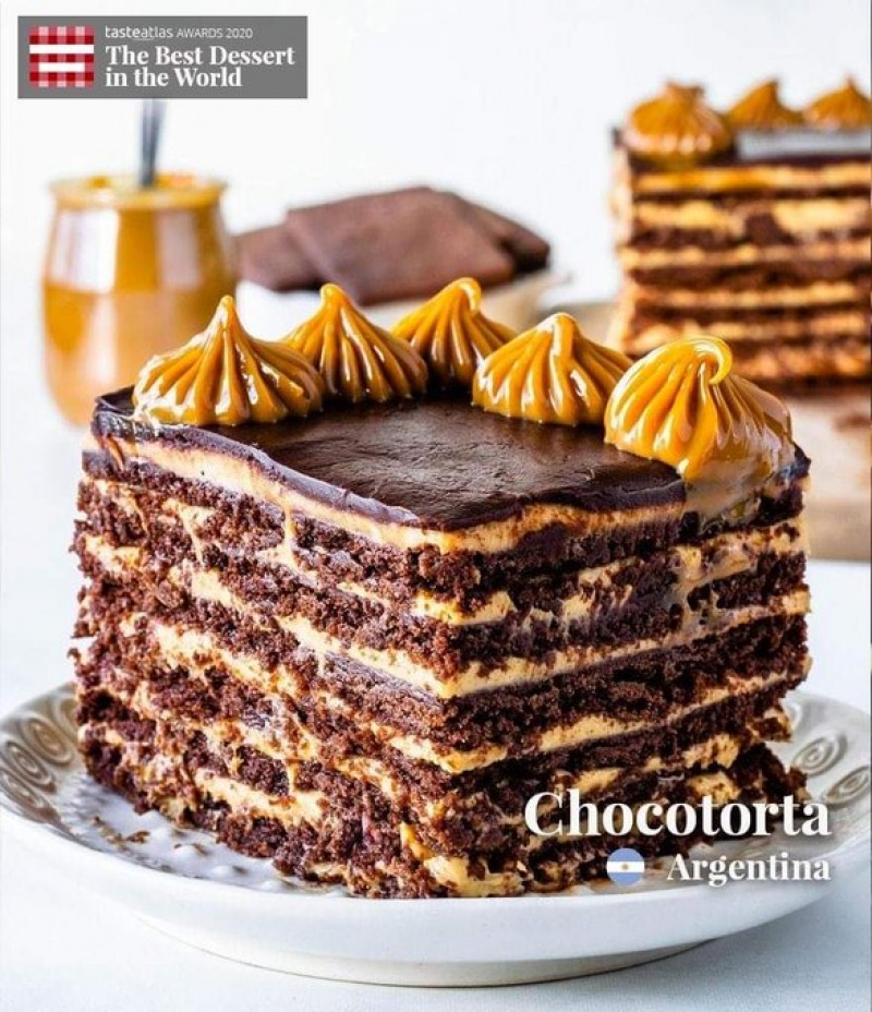 La chocotorta fue elegida como el mejor postre del mundo