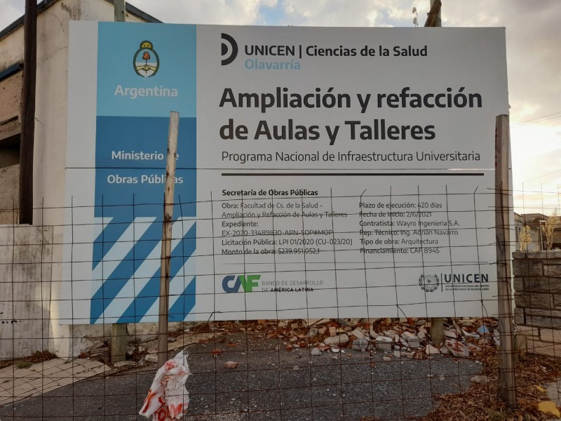 Abren nueva licitacin para la obra de la Facultad de Salud