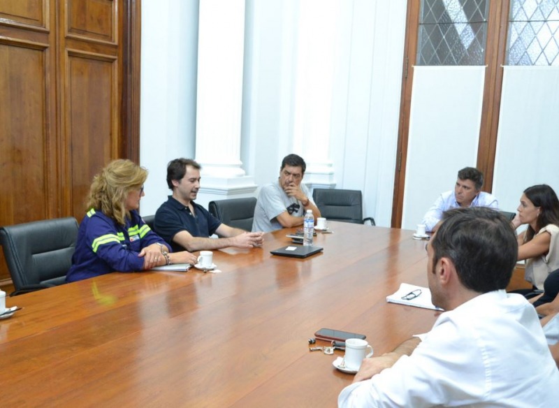 Parque elico: representantes de Ternium estuvieron en Olavarra