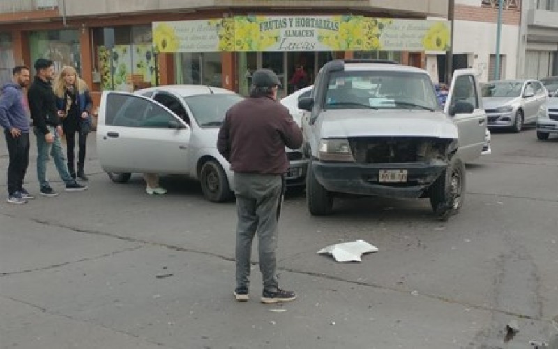 Impactante triple choque en la esquina de 9 de Julio y Bolvar