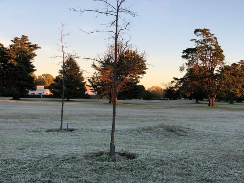 Ni los primeros rayos del sol pudieron levantar la temperatura