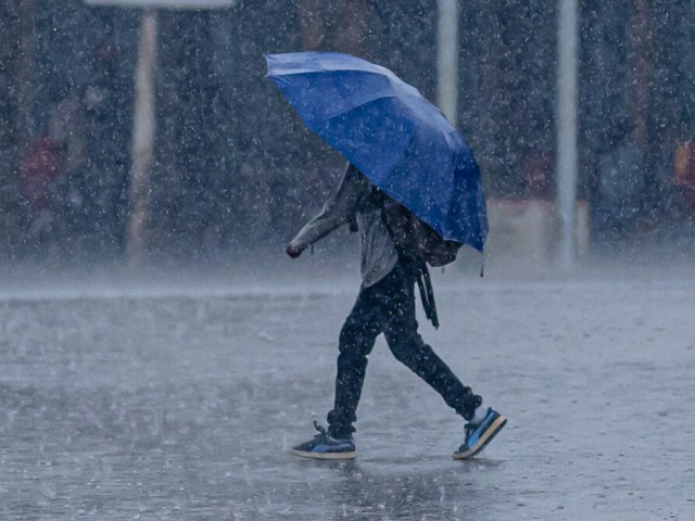 Das de primavera y un corte abrupto con tormentas fuertes