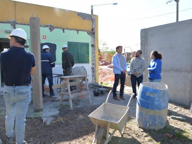 Avanzan las obras en el Centro de Educacin Complementaria 801