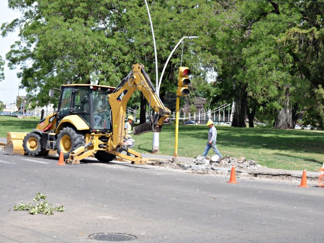 Se iniciaron obras de reparacin de veredas en Brown y Necochea