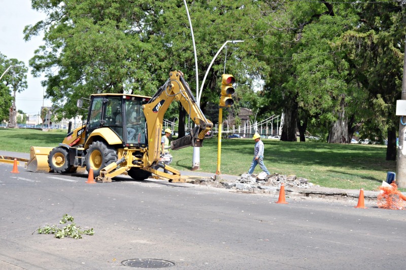 Se iniciaron obras de reparacin de veredas en Brown y Necochea