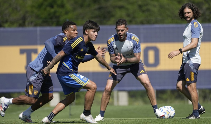 Con Janson y Menda, Boca arranc la pretemporada en Ezeiza