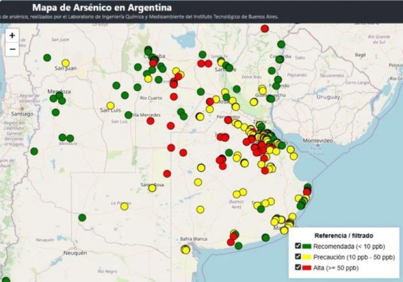 Colonia Hinojo: precaucin en el mapa del arsnico