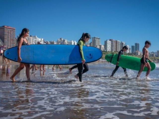 Mar del Plata vive su mejor fin de semana del verano