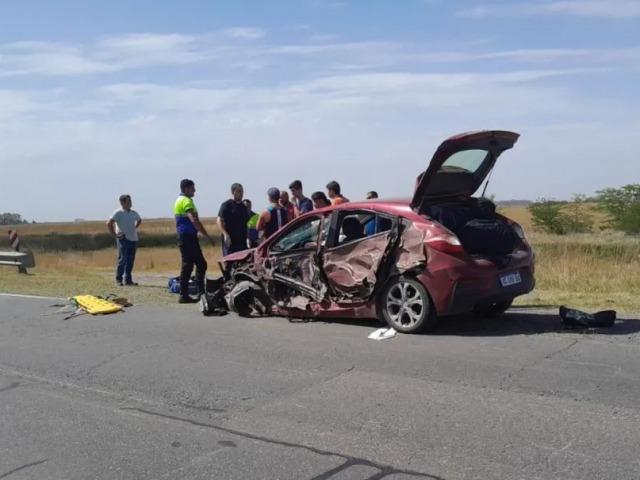 Impresionante accidente con nueve hospitalizados cerca de Bolvar