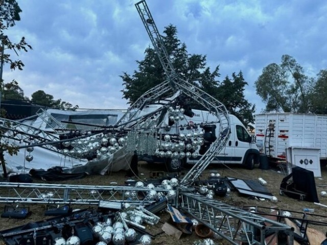 El temporal tambin castig duro en Pehuaj y Huangueln