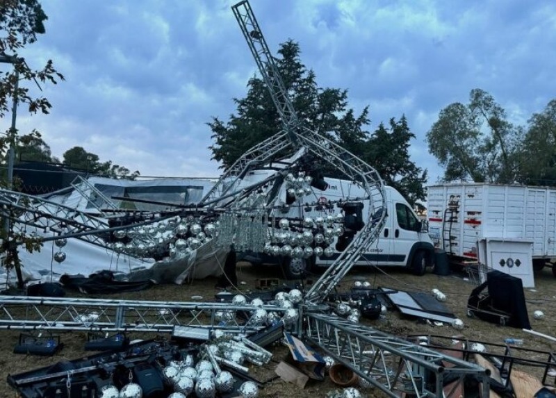 El temporal tambin castig duro en Pehuaj y Huangueln