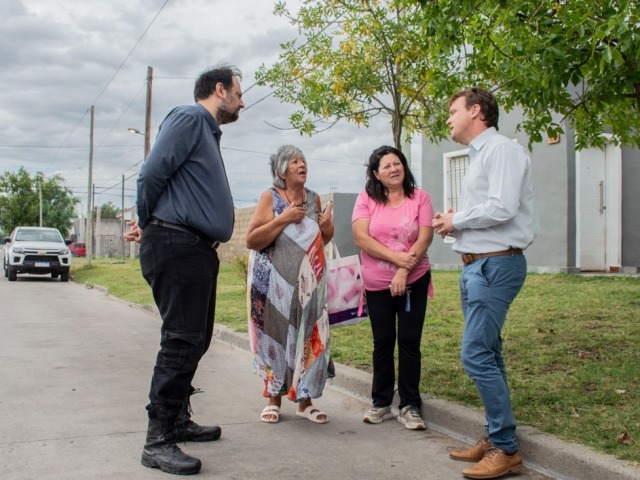 Wesner encabez una jornada de Barrio x Barrio en Villa Mailn