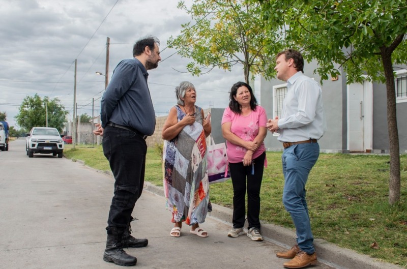 Wesner encabez una jornada de Barrio x Barrio en Villa Mailn