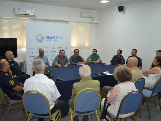 Se reunieron empresas de seguridad del Zalo, Polica y Municipio