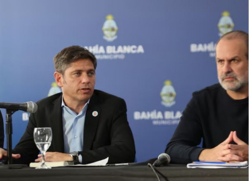 Kicillof pidi que parte del acuerdo con FMI se destine a Baha Blanca