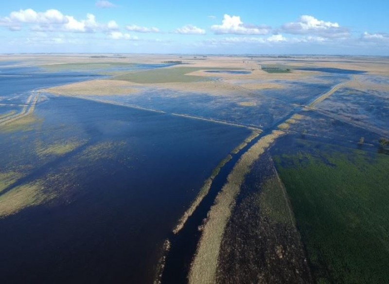 La Provincia sale a relevar los campos inundados